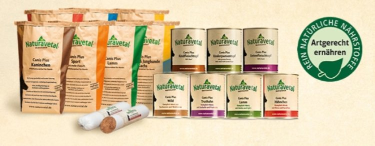 Naturavetal natürliches Hundefutter