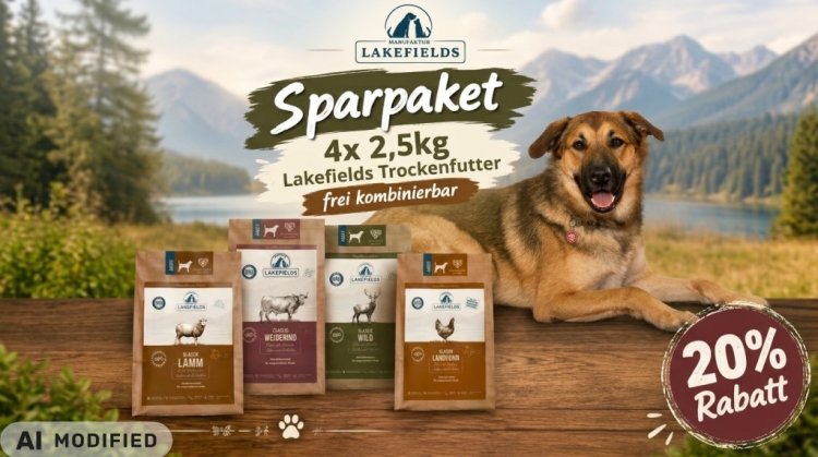 Lakefields Trockenfutter Sparpaket