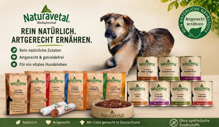 Naturavetal natürliches Hundefutter