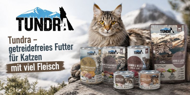 Tundra getreidefreies Nassfutter für Katzen