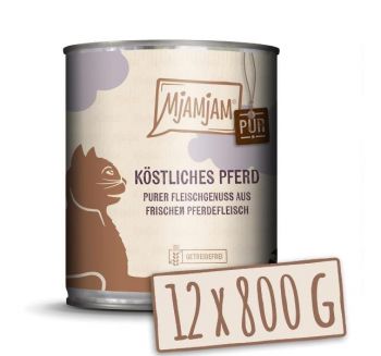 MjAMjAM Pferd Fleischgenuss pur - 12x 800g