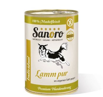 Sanoro Lamm und Schaf pur Muskelfleisch - 12x 400g