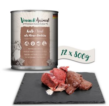 Venandi Animal Kalb Menü Mono - 12x 800g