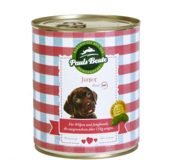 Pauls Beute Rind Menü Junior - 6x 800g