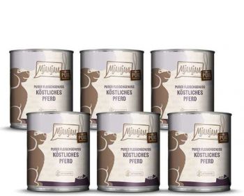 MjAMjAM Hund Pferd pur - 6x 800g
