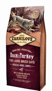 Carnilove Katze Duck & Turkey Adult Large Breed - 6kg