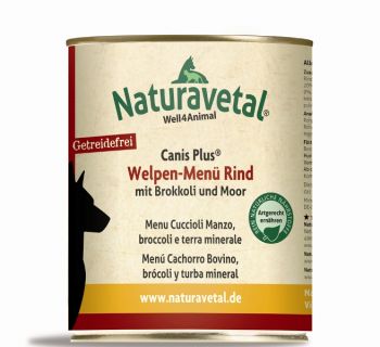 Naturavetal Canis Plus Rind Menü Welpen - 800g