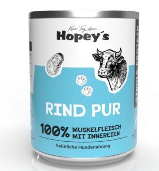 Hopeys Rind pur Fleischdose - 850g