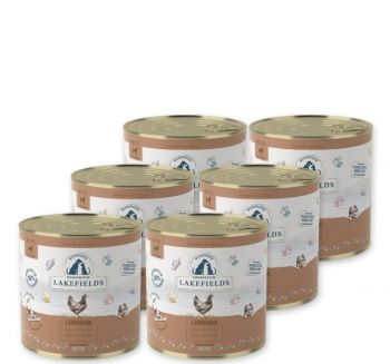 Lakefields Huhn Menü Junior - 6x 800g