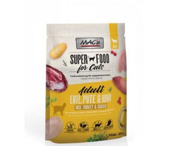 MACs Katze Trockenfutter Ente, Pute & Huhn - 300g