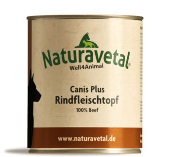 Naturavetal Canis Plus Rind Fleischtopf - 800g