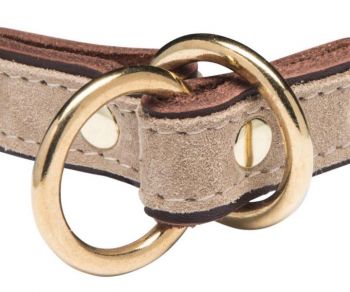 DOGIUS Kopernikus Halsband Zugstopp Dunkelbraun-Rock XL 59cm