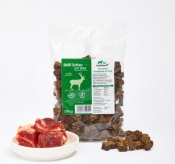 haustierkost.de BARF-Softies mit Wild - 200g