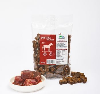 haustierkost.de BARF-Softies mit Pferd - 200g