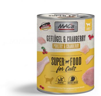 MACs Cat Geflügel, Rind & Cranberry - 800g