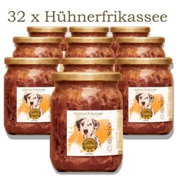 Schlemmermaul Hund Hühner Frikassee Menü - 32x 400g