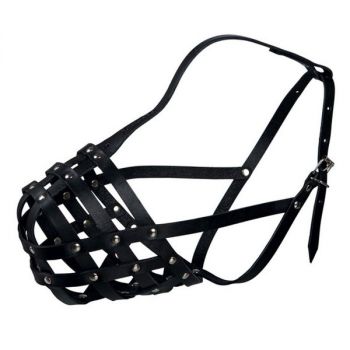 Trixie Maulkorb Julius K-9 Leder - Größe XL