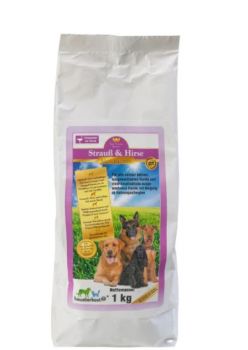 haustierkost.de Trockenfutter Strauß mit Hirse - 1kg