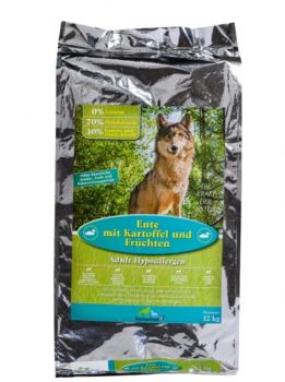 haustierkost.de Trockenfutter Ente mit Kartoffeln - 12kg