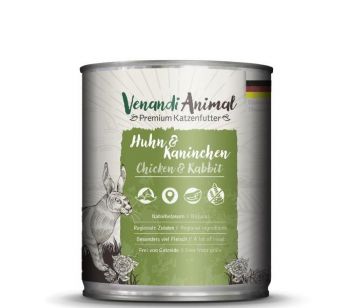Venandi Animal Huhn & Kaninchen Menü - 12x 800g