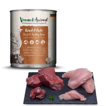 Venandi Animal Rind & PuteMenü - 12x 800g