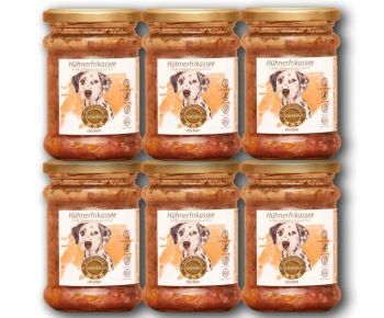 Schlemmermaul Hund Hühner Frikassee Menü - 50x 200g
