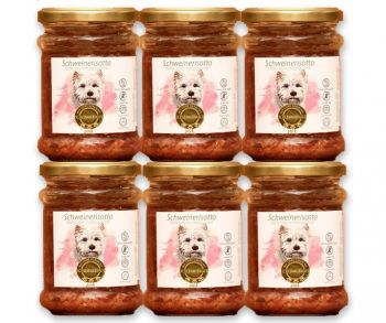 Schlemmermaul Hund Schweine Risotto Menü - 50x 200g