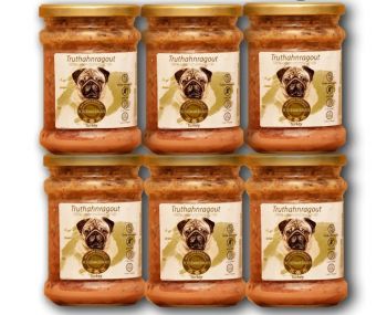 Schlemmermaul Hund Truthahn Ragout Menü - 50x 200g