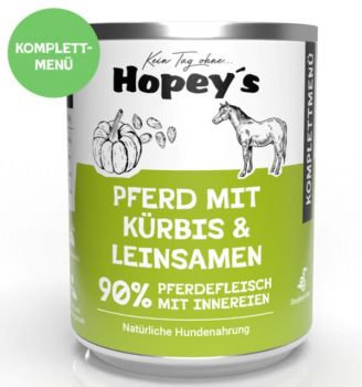 Hopeys Pferd mit Kürbis & Leinsamen Menü - 800g