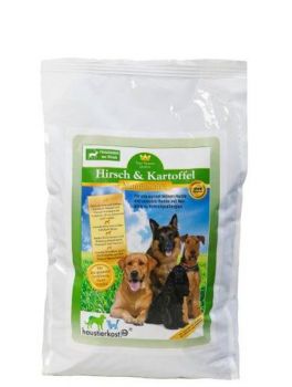 haustierkost.de Trockenfutter Hirsch mit Kartoffeln - 5kg
