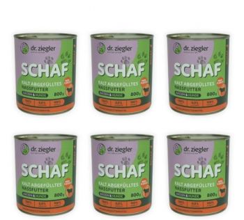 Dr. Zieglers Schaf Fleischdose - 6x 800g