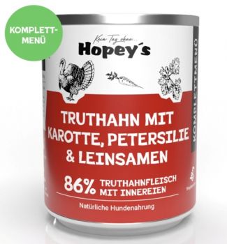 Hopeys Truthahn mit Karotte Menü - 850g