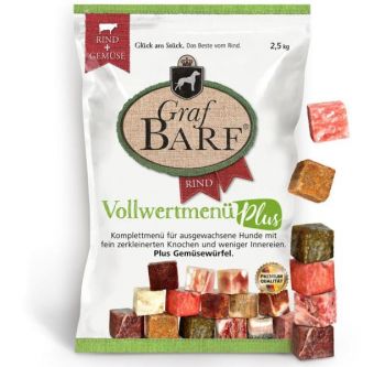 Graf Barf Rind Vollwert Plus Menü - 2,5kg
