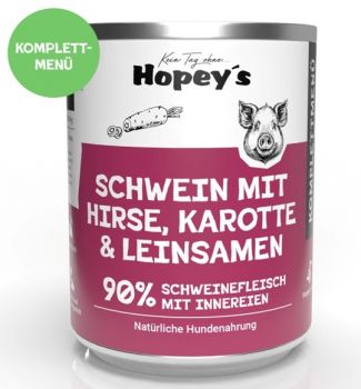 Hopeys Schwein mit Hirse & Karotte Menü - 850g