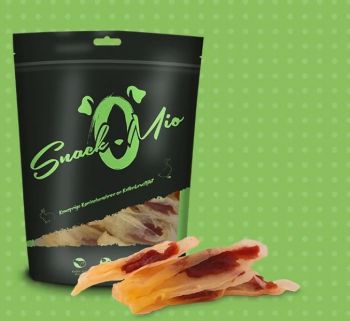 SnackOMio Kaninchen Ohren mit Entenbrust Filet - 70g