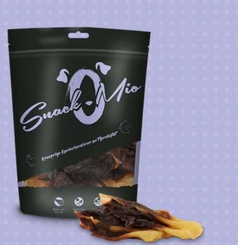 SnackOMio Kaninchen Ohren mit Pferde Filet - 70g