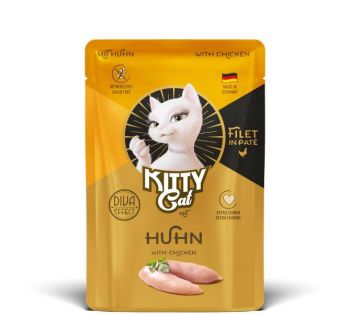 Kitty Cat Filet in Paté Huhn - 85g