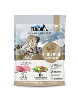 Tundra Katze Trockenfutter Pute & Wild Probe - 50g