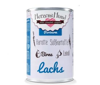 HerzensHund Lachs & Karotte Menü - 400g