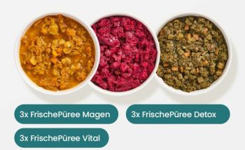 haustierkost.de Gemüse & Obst FrischePüree Mix - 9x 200g