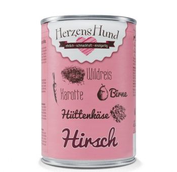 HerzensHund Hirsch & Wildreis Menü - 400g