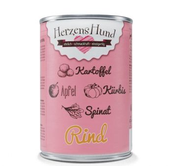 HerzensHund Rind mit Kartoffeln & Kürbis Menü - 400g