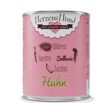 HerzensHund Huhn & Wildreis Menü - 800g