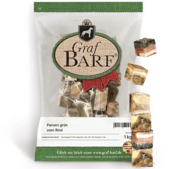 Graf Barf Rind Pansen grün - 1kg