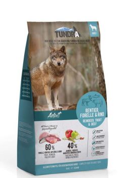 Tundra Hund Trockenfutter Rentier, Forelle & Rind - 11,34kg