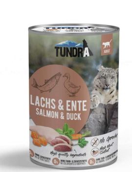 Tundra Katze Nassfutter Huhn, Lachs & Ente - 400g
