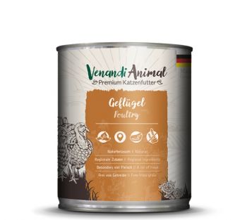Venandi Animal Geflügel Menü - 12x 800g