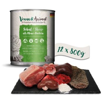 Venandi Animal Schaf Menü Mono - 12x 800g