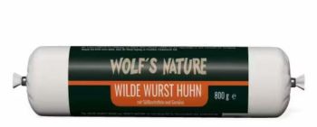 Wolf's Nature Wilde Wurst Huhn mit Süßkartoffeln & Gemüse - 800g