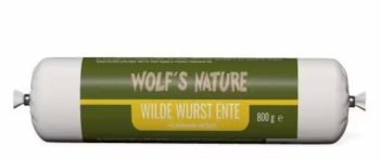 Wolf's Nature Wilde Wurst Ente mit Buchweizen & Apfel - 800g